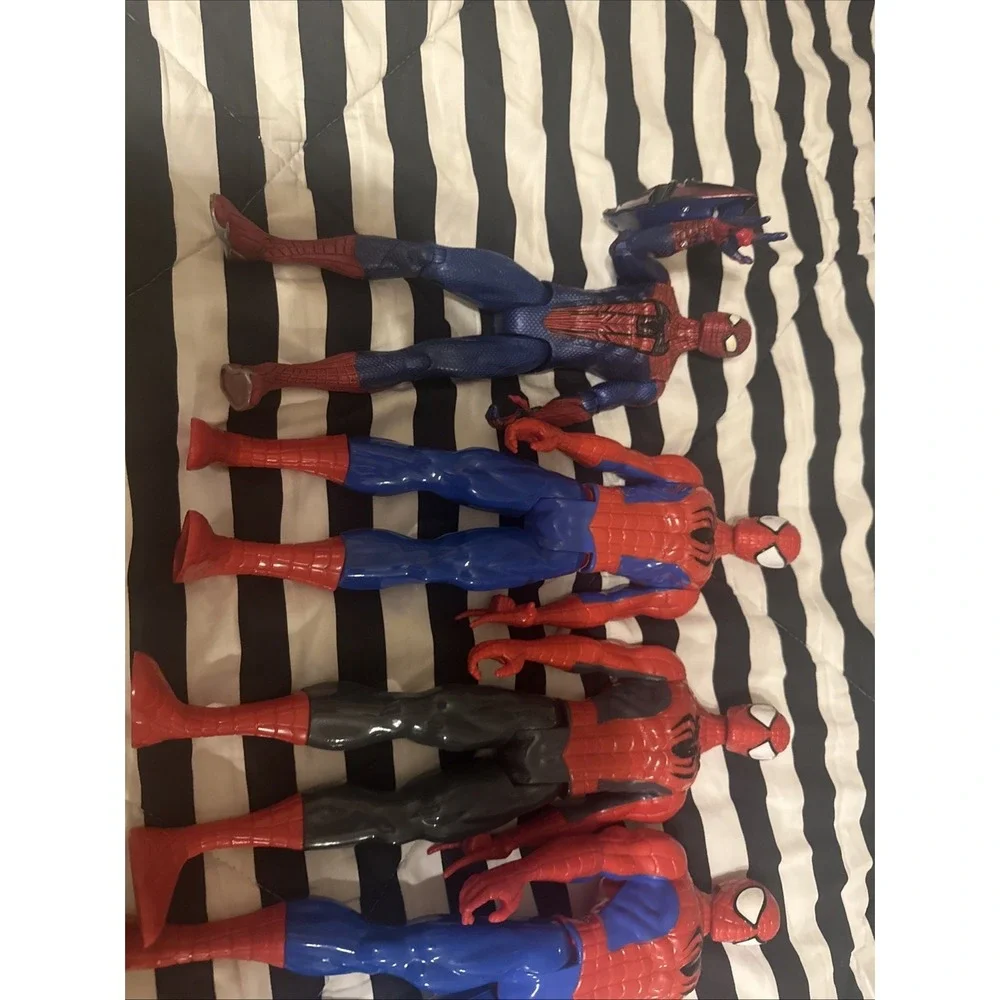 Lot Of 4 Spider Man Figures